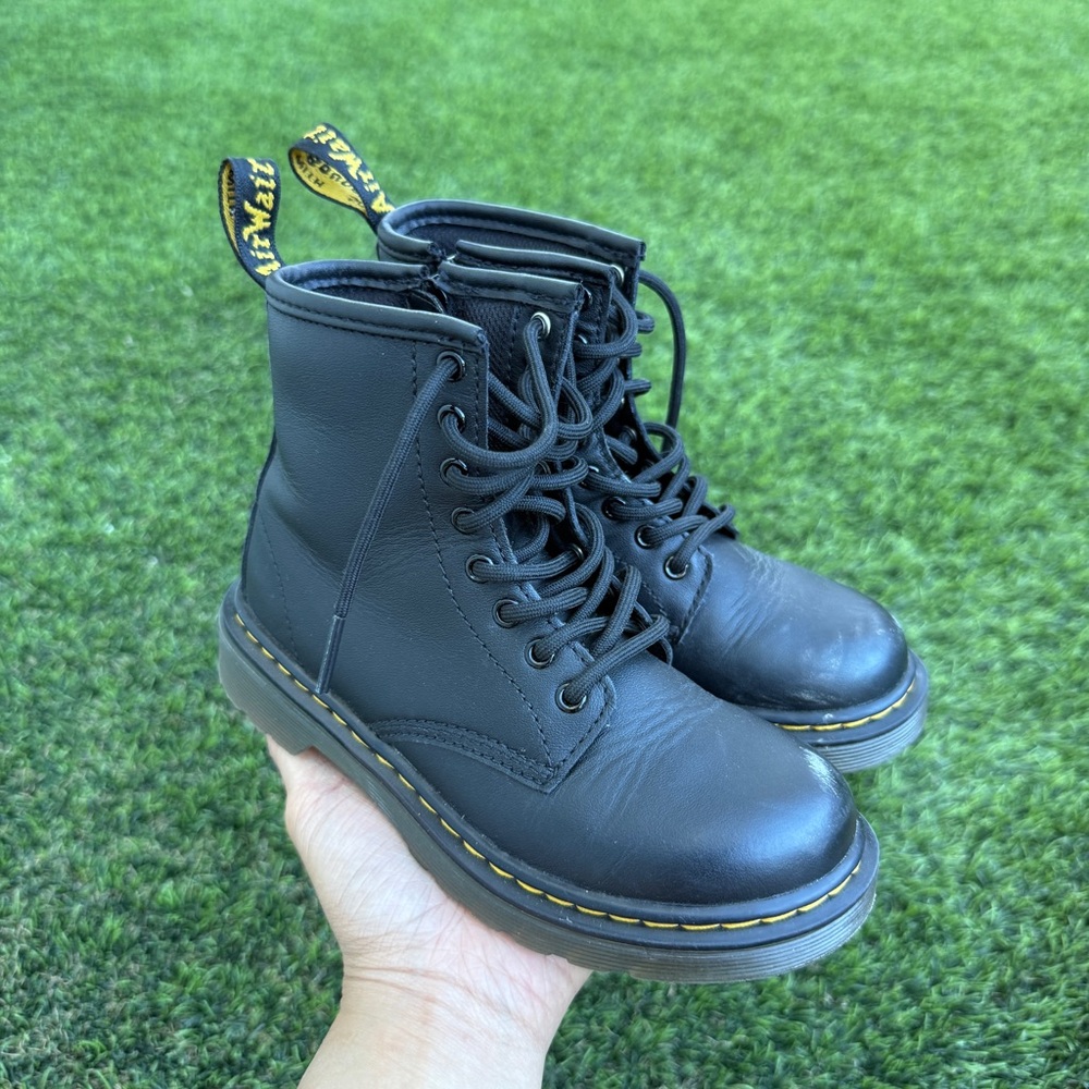 Dr. Martens 1460 Black Leather Lace-Up Boots